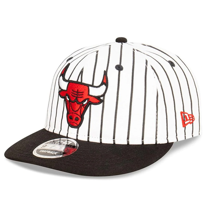 TOPI BASKET NEW ERA Chicago Bulls Pinstripe Retro Crown 9fifty Cap