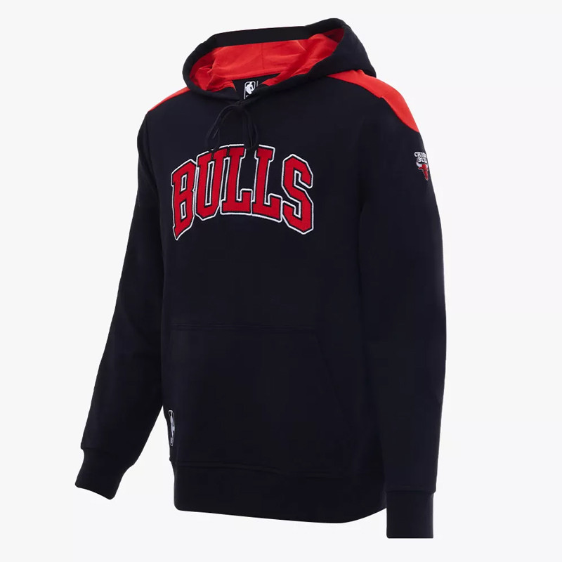 BAJU BASKET NBA Long Sleeve Hoodie Patch Chicago Bulls