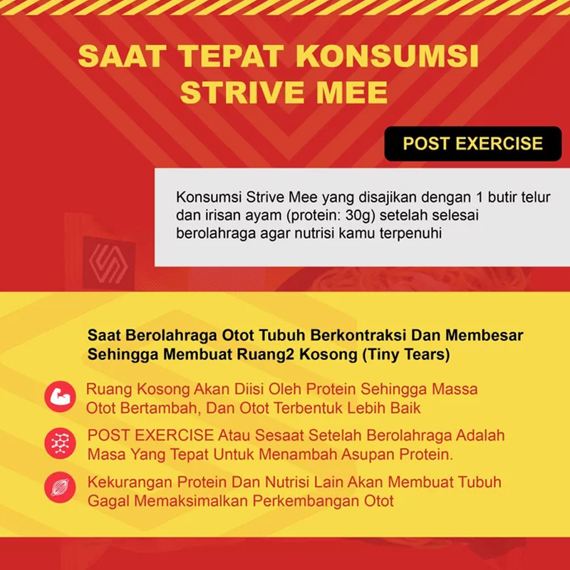 SUPLEMEN LARI STRIVE MEE - MIE GORENG (75GR)