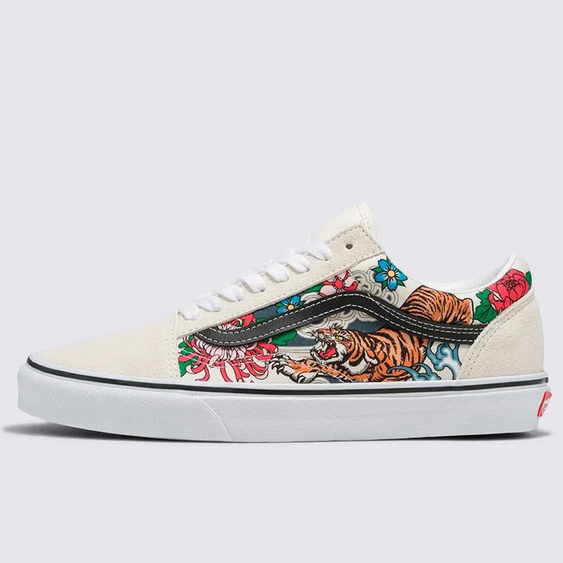 SEPATU SNEAKERS VANS Old Skool Tiger Floral