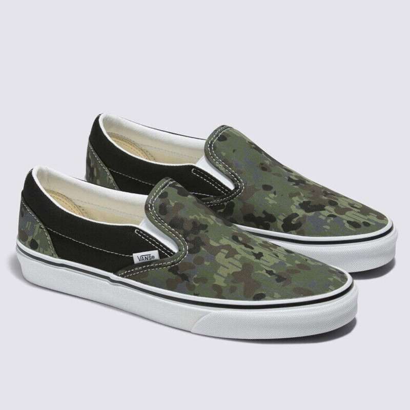 SEPATU SNEAKERS VANS Rain Camo Classic Slip-on