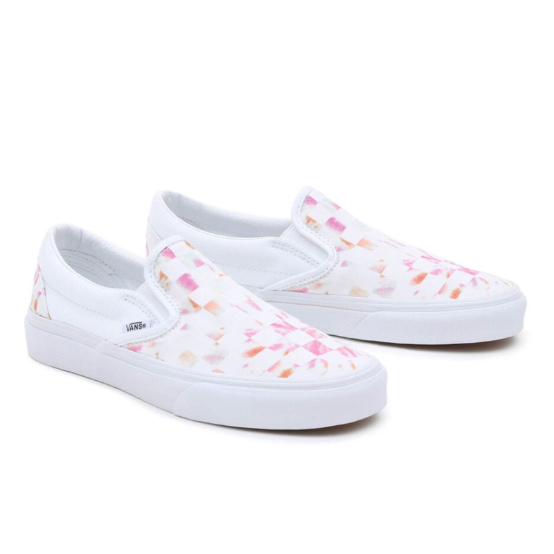 SEPATU SNEAKERS VANS Wmns Classic Slip-On Checkerboard