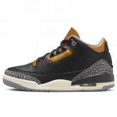 Wmns AJ 3 Retro Black Gold